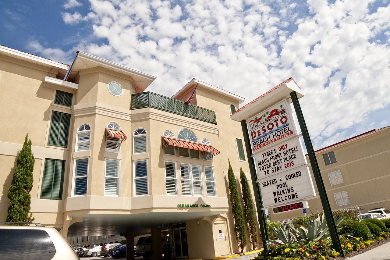 Desoto Beach Hotel Tybee Island Dış mekan fotoğraf